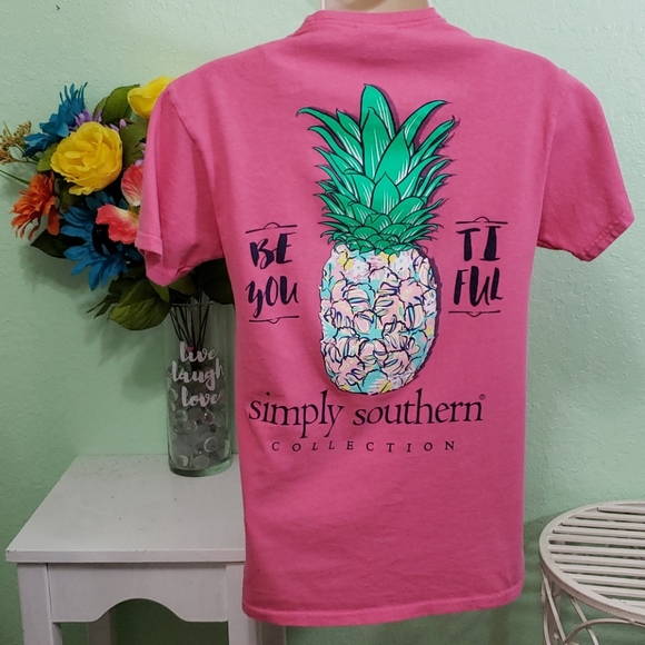 Simply Southern Tops - SIMPLY SOUTHERN pineapple t shirt